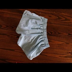 Light blue LULULEMON SHORTS